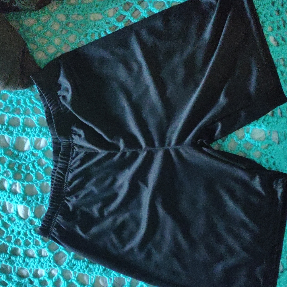 Woman's side split dress with matching bike shorts